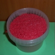 Zahar colorat aromatizat Rosu cu aroma de Capsuni.